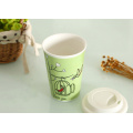 Haonai ceramic double wall Take Away Mug 12oz